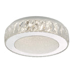 Akelia Stylish LED Small Flush Ceiling Light With Acrylic Crystal AKE5208