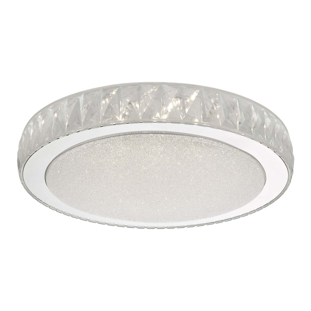 Akelia Stylish LED Large Flush Ceiling Light With Acrylic Crystal AKE5008