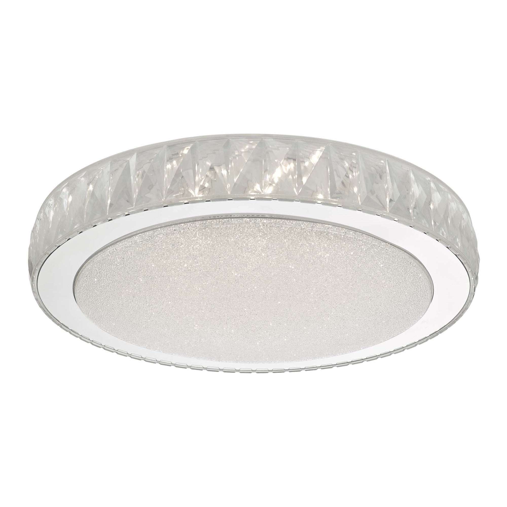 Akelia Stylish LED Large Flush Ceiling Light With Acrylic Crystal AKE5008
