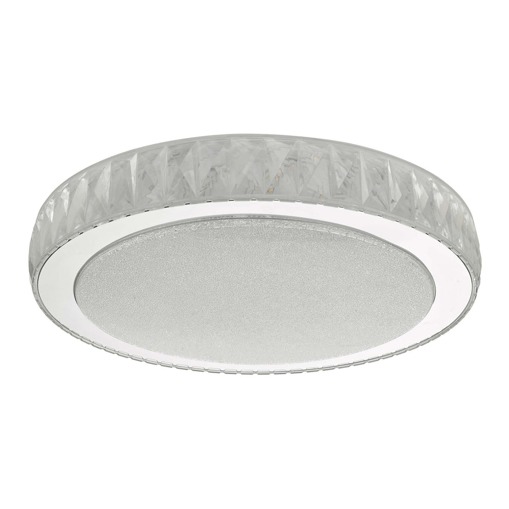 Akelia Stylish LED Large Flush Ceiling Light With Acrylic Crystal AKE5008