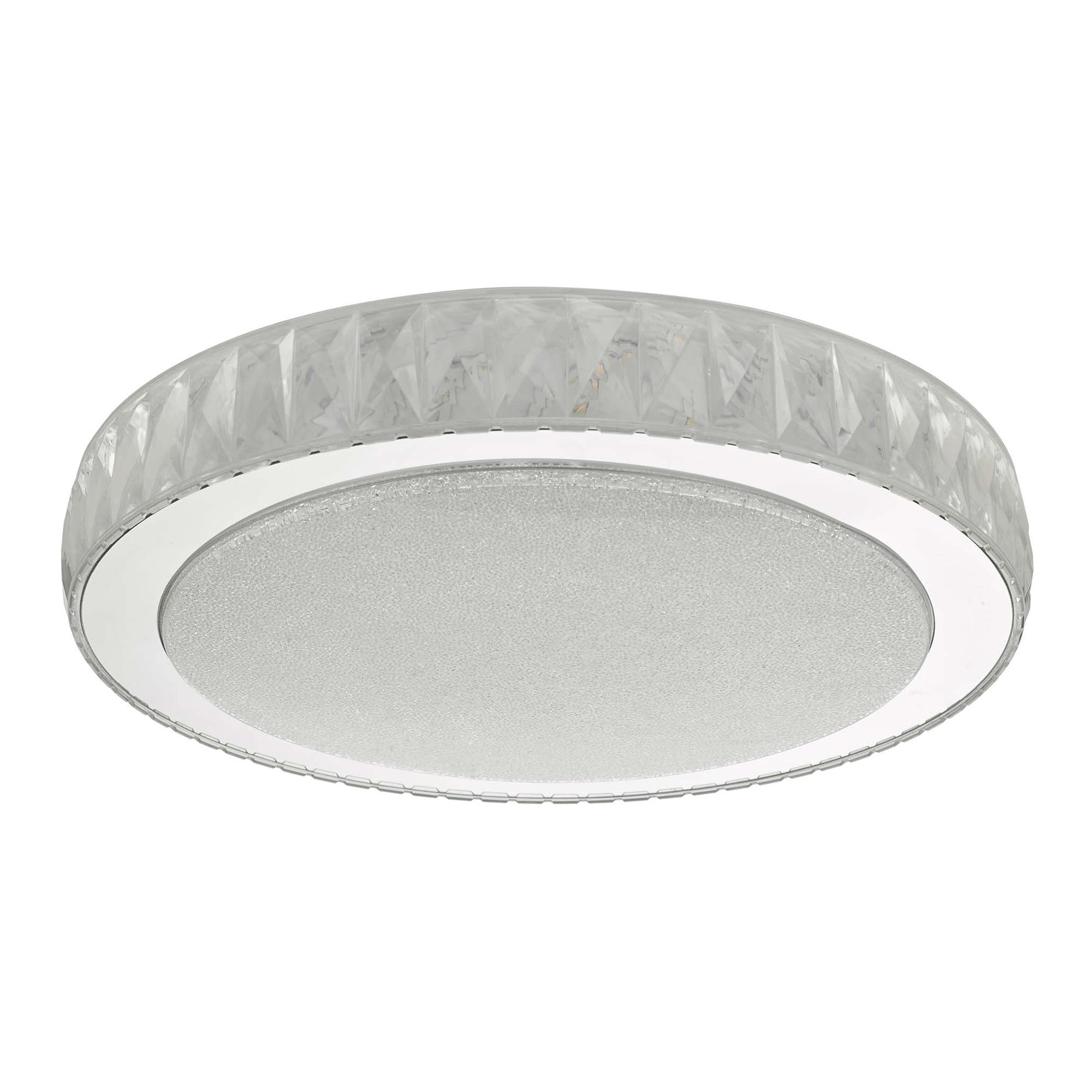 Akelia Stylish LED Large Flush Ceiling Light With Acrylic Crystal AKE5008