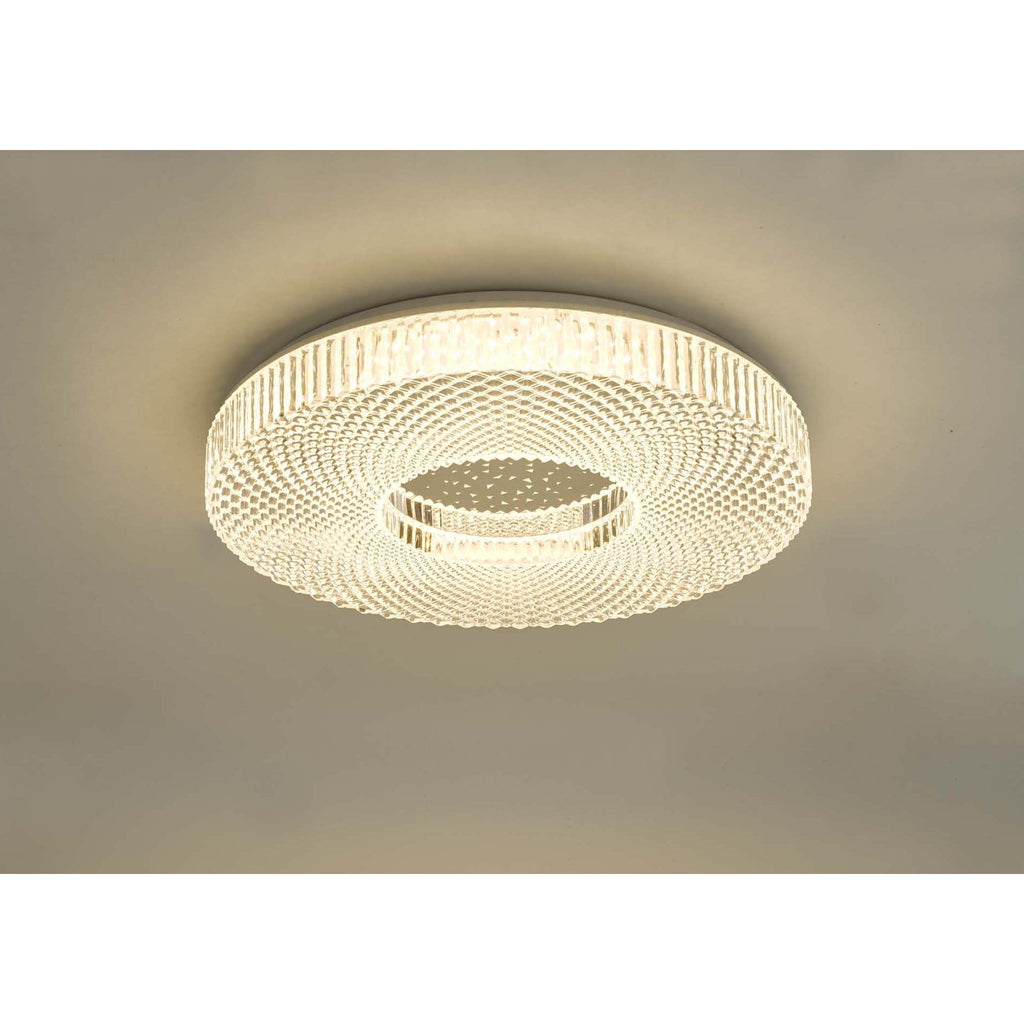 Cimona LED Large Flush Ceiling Light With High Quality Acrylic Crystals CIM4808