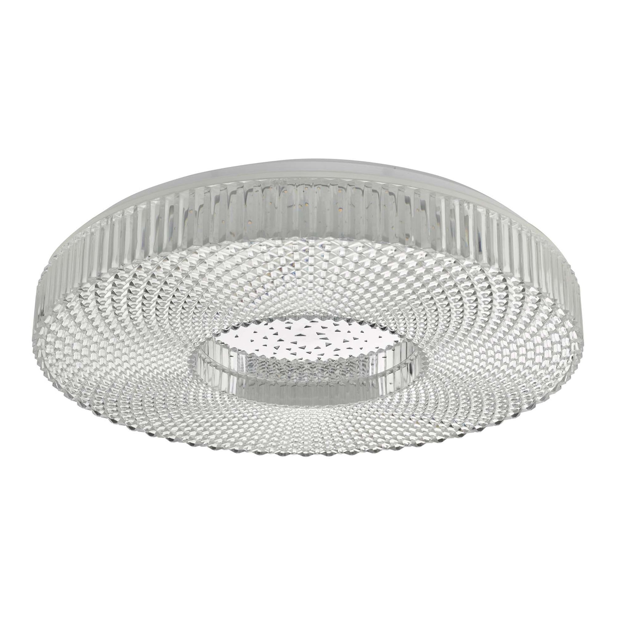 Cimona LED Large Flush Ceiling Light With High Quality Acrylic Crystals CIM4808