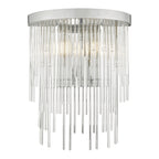 Isla 2 Light Wall Light In Polished Chrome Finish With Clear Glass Rods ISL0950
