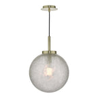 Avari Ceiling Pendant Light In Brass Finish With Glass Shade AVA0141