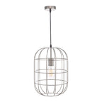 Eudora Ceiling Pendant Light In Satin Nickel Finish EUD0146