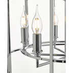 Myka Classic 6 Light Ceiling Lantern In Polished Chrome Finish MYK0650