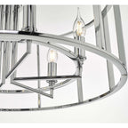 Myka Classic 6 Light Ceiling Lantern In Polished Chrome Finish MYK0650
