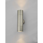 Ortega Outdoor Up And Down Wall Light In Aluminium Finish IP65 ORT3268