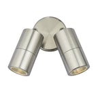 Ortega Twin Outdoor Wall Light In Aluminium Finish IP65 ORT0968