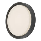 Ralph LED Outdoor Flush Light In Grey Finish With White Diffuser IP65 RAL5039