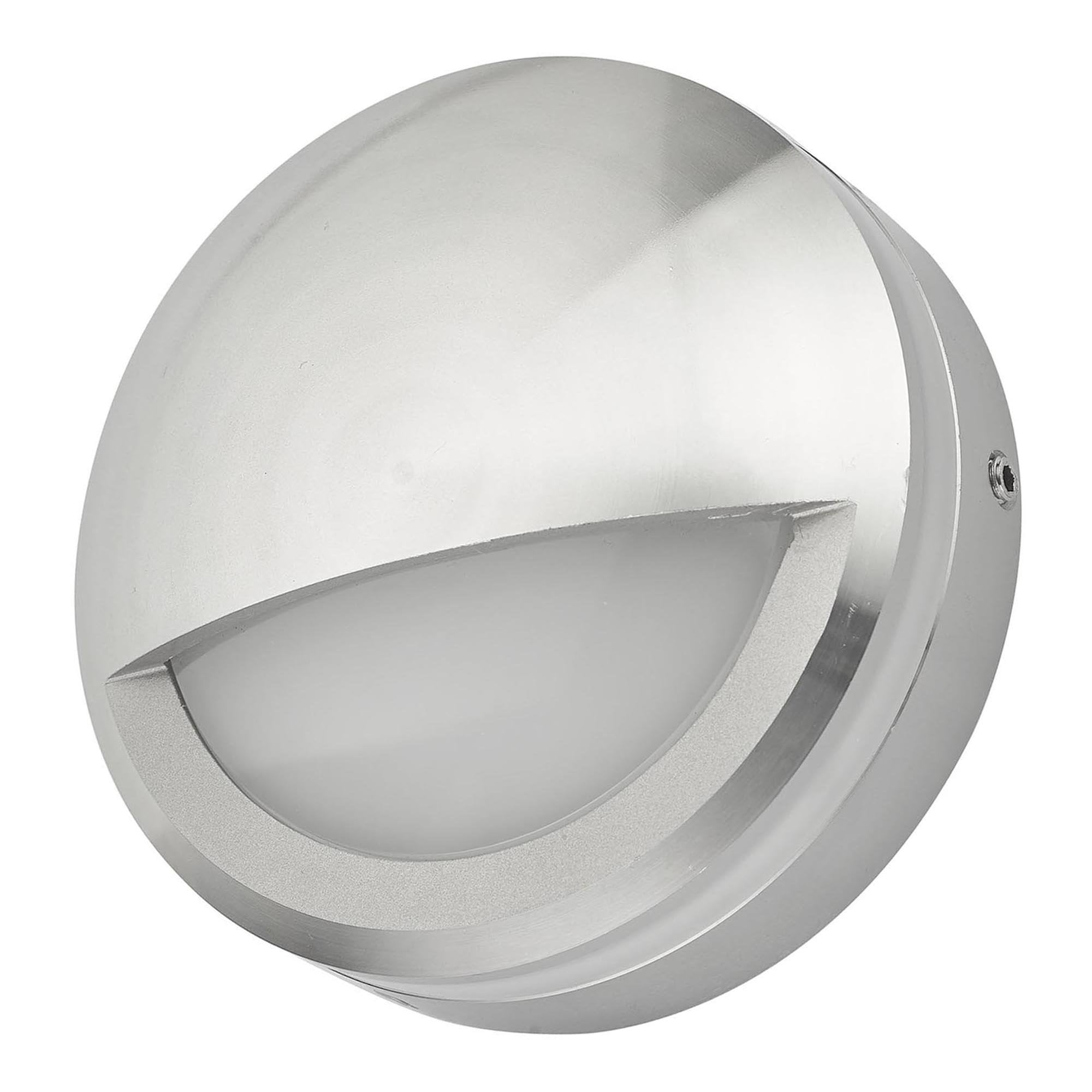 Akos LED Small Outdoor Wall Light In Aluminium Finish IP65 AKO3268