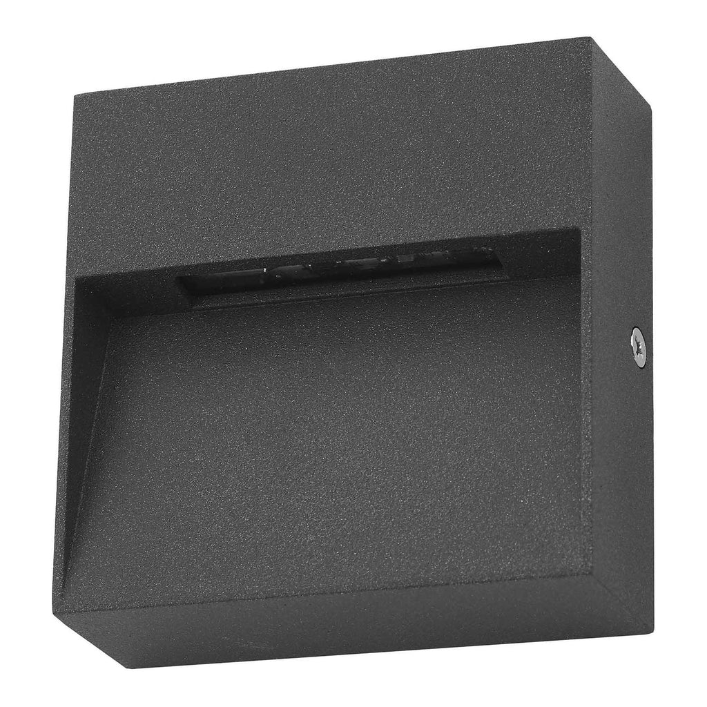 Yukon LED Outdoor Wall Light In Grey Finish IP65 YUK2139
