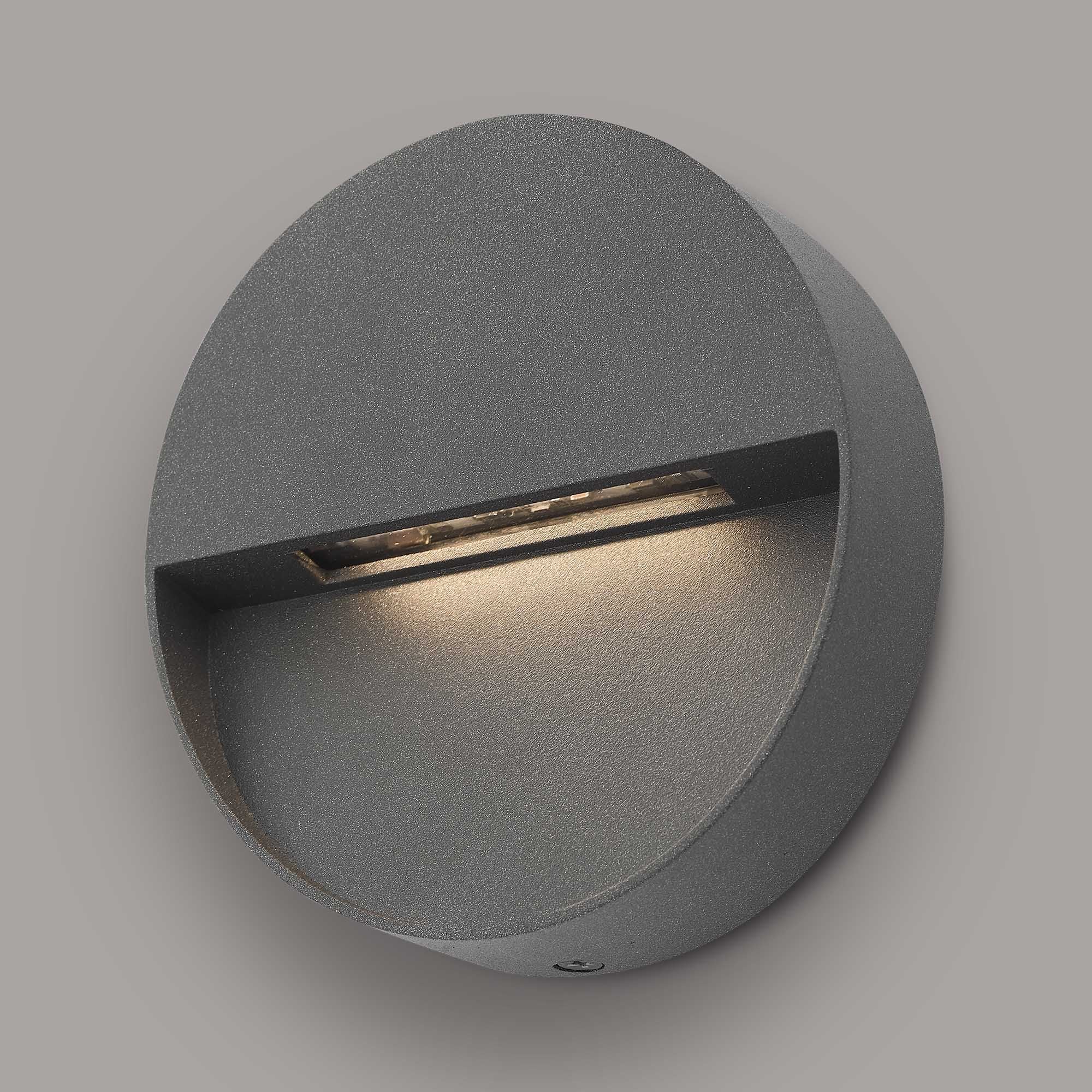 Ugo LED Outdoor Wall Light In Grey Finish IP65 UGO2139