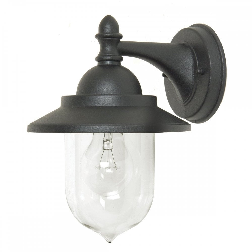 Sandown Outdoor Wall Lantern IP44 Black Finish GZH-SDN2