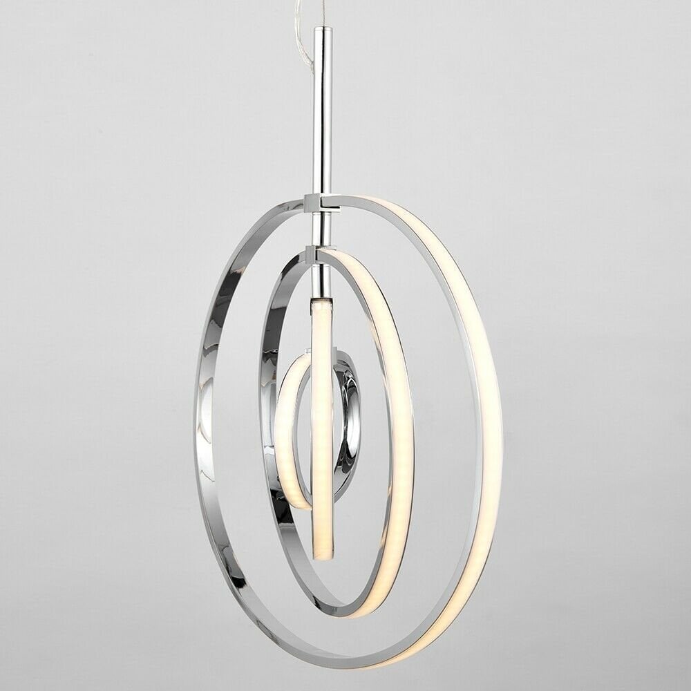 Avali Adjustable LED Ceiling Pendant Light In Polished Chrome Finish 81034