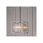 Acadia 4 Light Crystal Ceiling Pendant Light In Polished Chrome Finish 81930