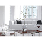 Lux Stylish Single Table Lamp In Polished Chrome Finish M5019