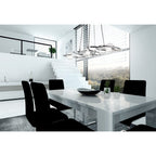 Lux Stylish 5 Light Linear Ceiling Pendant In Polished Chrome Finish M5012