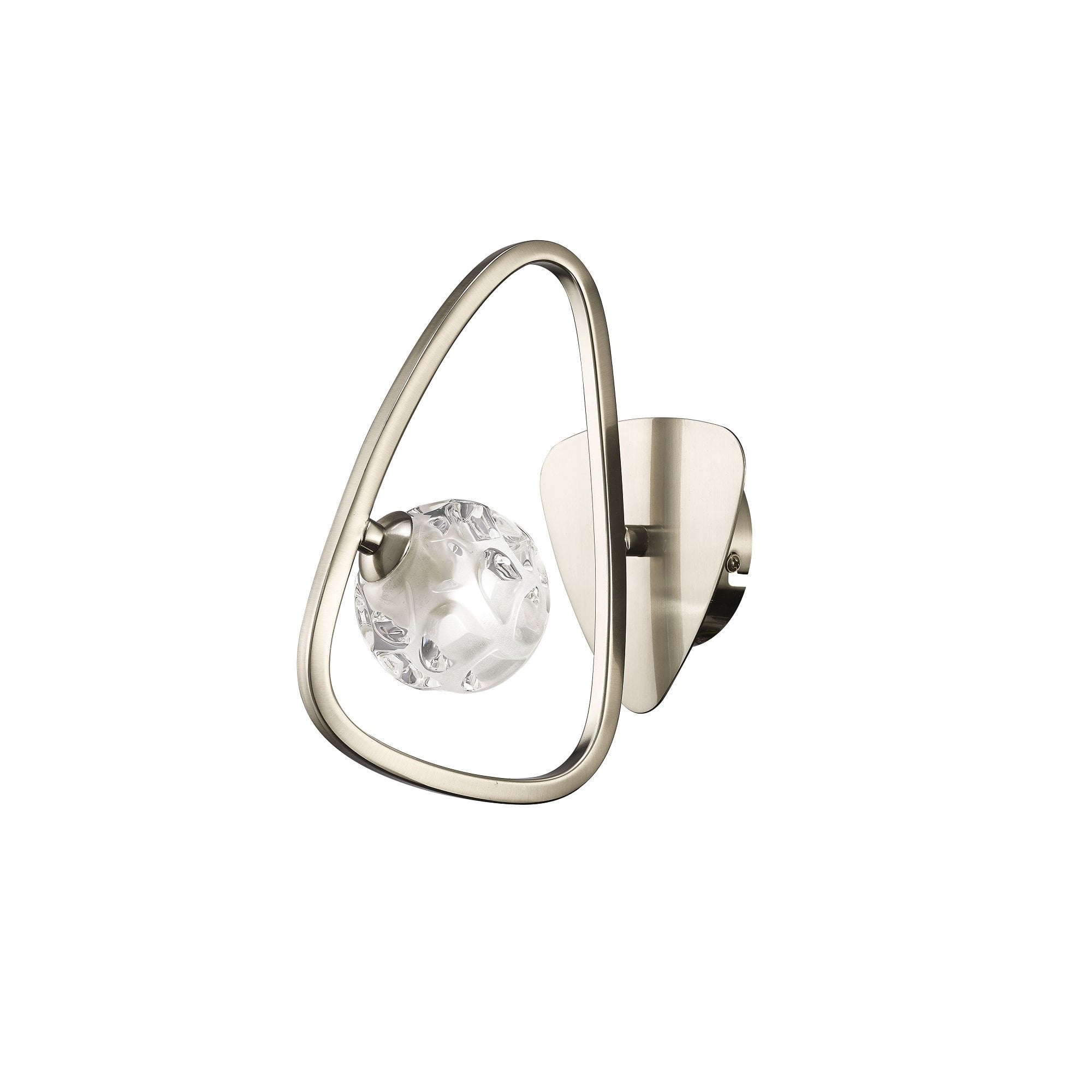 Lux Stylish Switched Wall Light In Polished Chrome Finish M5017/S
