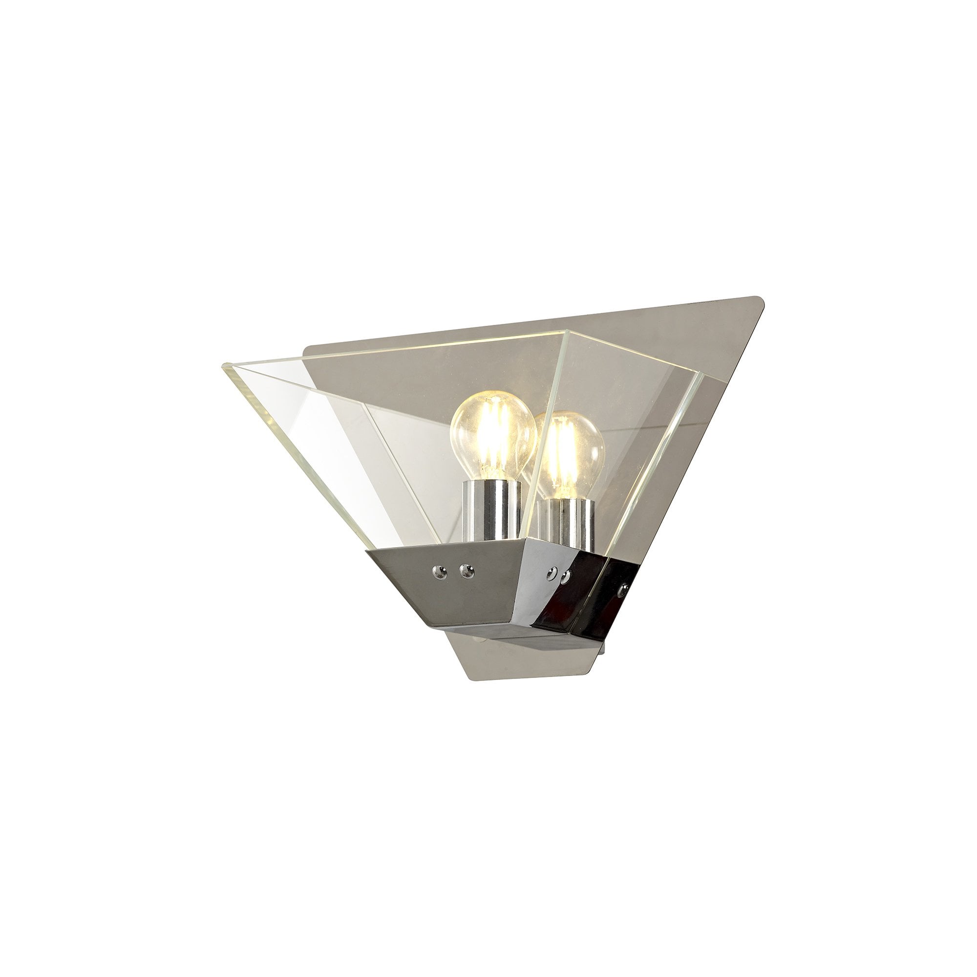 Ewen Stylish Wall Light In Polished Chrome Finish