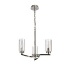 Benz Convertible 3 Light Ceiling Fitting In Polished Nickel Finish