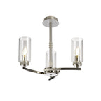 Benz Convertible 3 Light Ceiling Fitting In Polished Nickel Finish