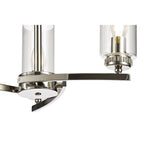 Benz Convertible 3 Light Ceiling Fitting In Polished Nickel Finish