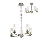Benz Convertible 5 Light Ceiling Fitting In Polished Nickel Finish