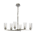 Benz Convertible 6 Light Ceiling Fitting In Polished Nickel Finish