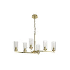 Benz Convertible 6 Light Ceiling Fitting In Polished Gold Finish