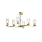 Benz Convertible 6 Light Ceiling Fitting In Polished Gold Finish