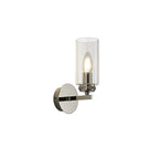 Benz Single Wall Light In Polished Nickel Finish