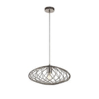 Ellipse Large Ceiling Pendant Light In Polished Nickel Finish