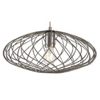 Ellipse Large Ceiling Pendant Light In Polished Nickel Finish