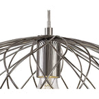 Ellipse Large Ceiling Pendant Light In Polished Nickel Finish