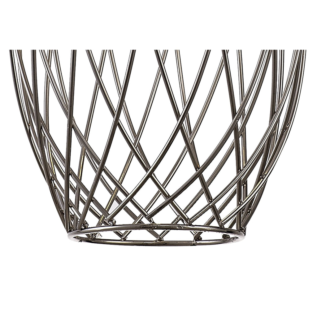 Ellipse Small Ceiling Pendant Light In Polished Nickel Finish