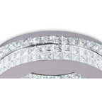 Eternity Crystal LED Flush Ceiling Light In Polished Chrome Finish