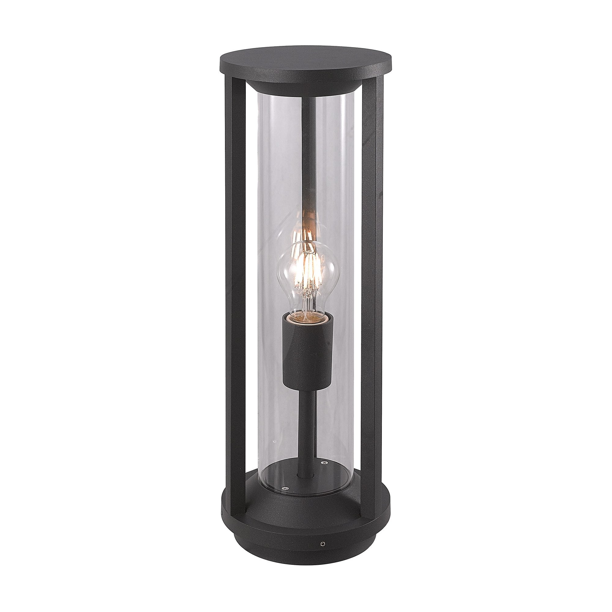 Cole Large Outdoor Post Lamp In Anthracite Finish IP65