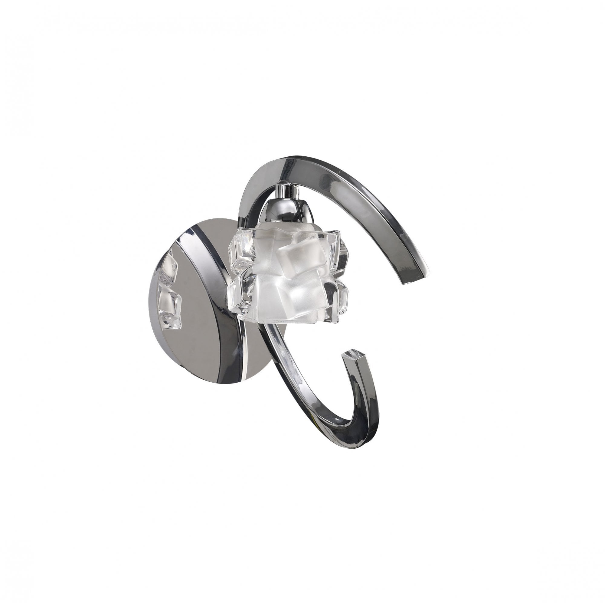 Ice Stylish Switched Wall Light In Polished Chrome Finish M1845/S