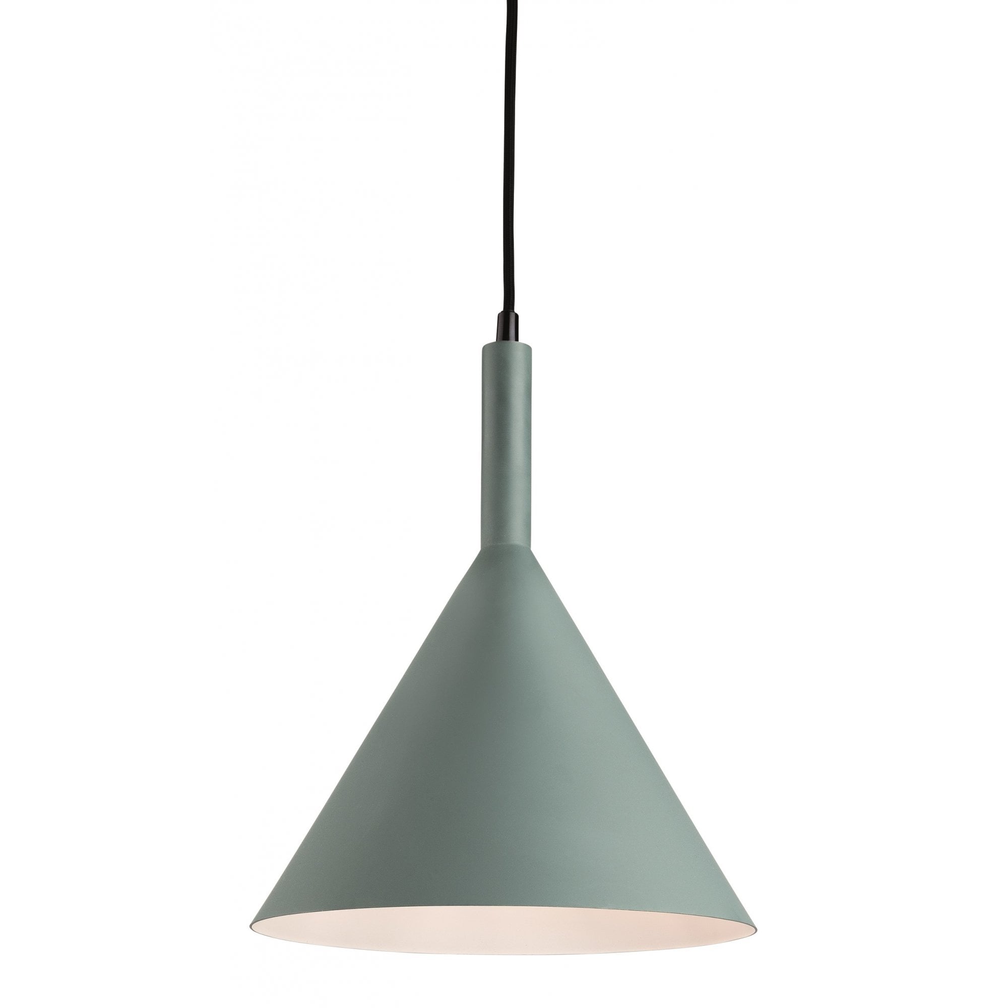 Everest Contemporary Ceiling Pendant In Green And White Finish 3717GN