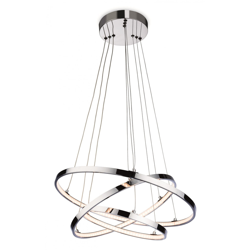 Esprit LED Modern Ceiling Pendant Light In Polished Chrome Finish 3722CH