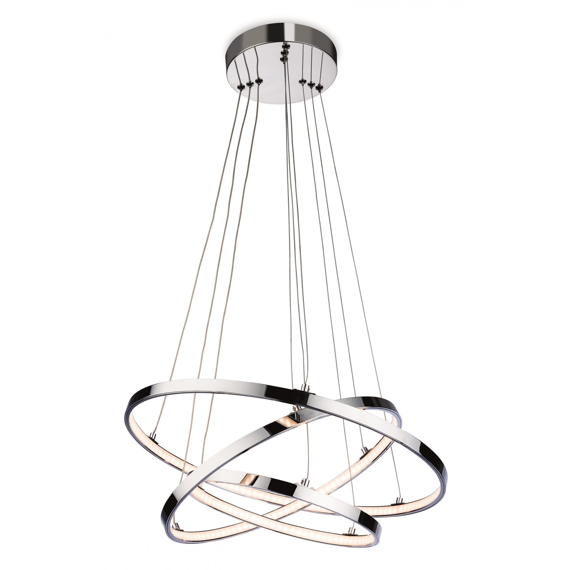 Esprit LED Modern Ceiling Pendant Light In Polished Chrome Finish 3722CH