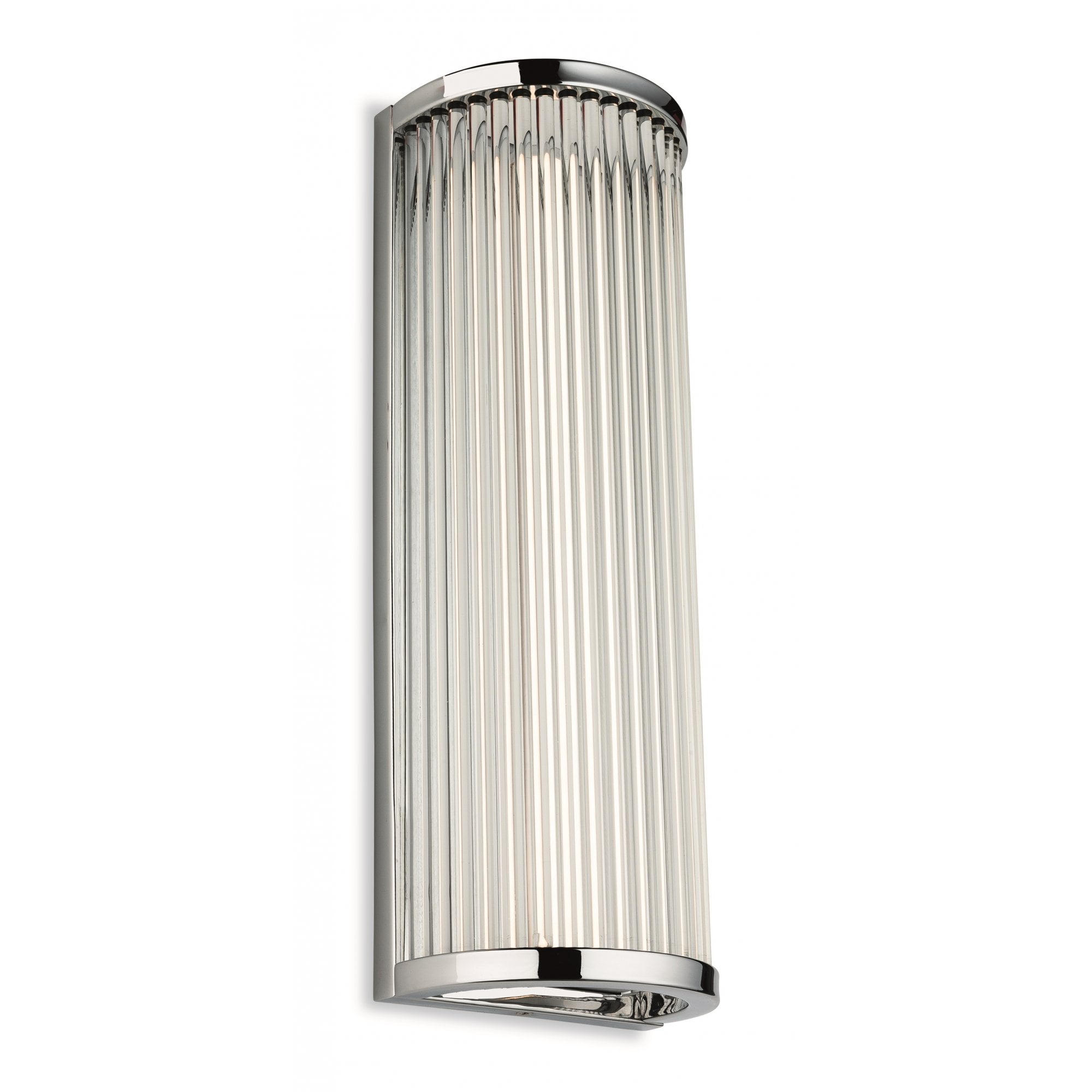 Jewel LED Traditional Bathroom Wall Light In Chrome Finish With Clear Glass Rods 3706CH