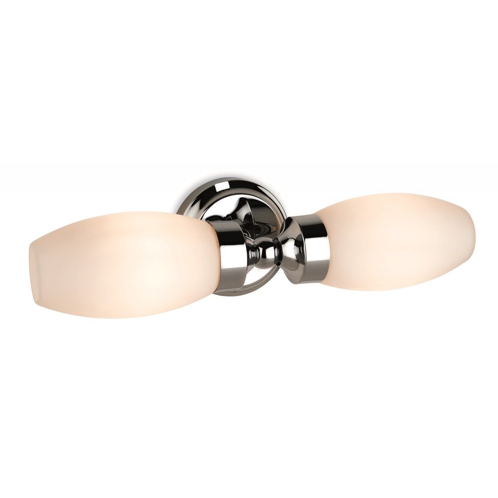 Reef Contemporary 2 Light LED Bathroom Wall Light In Chrome Finish 3750CH