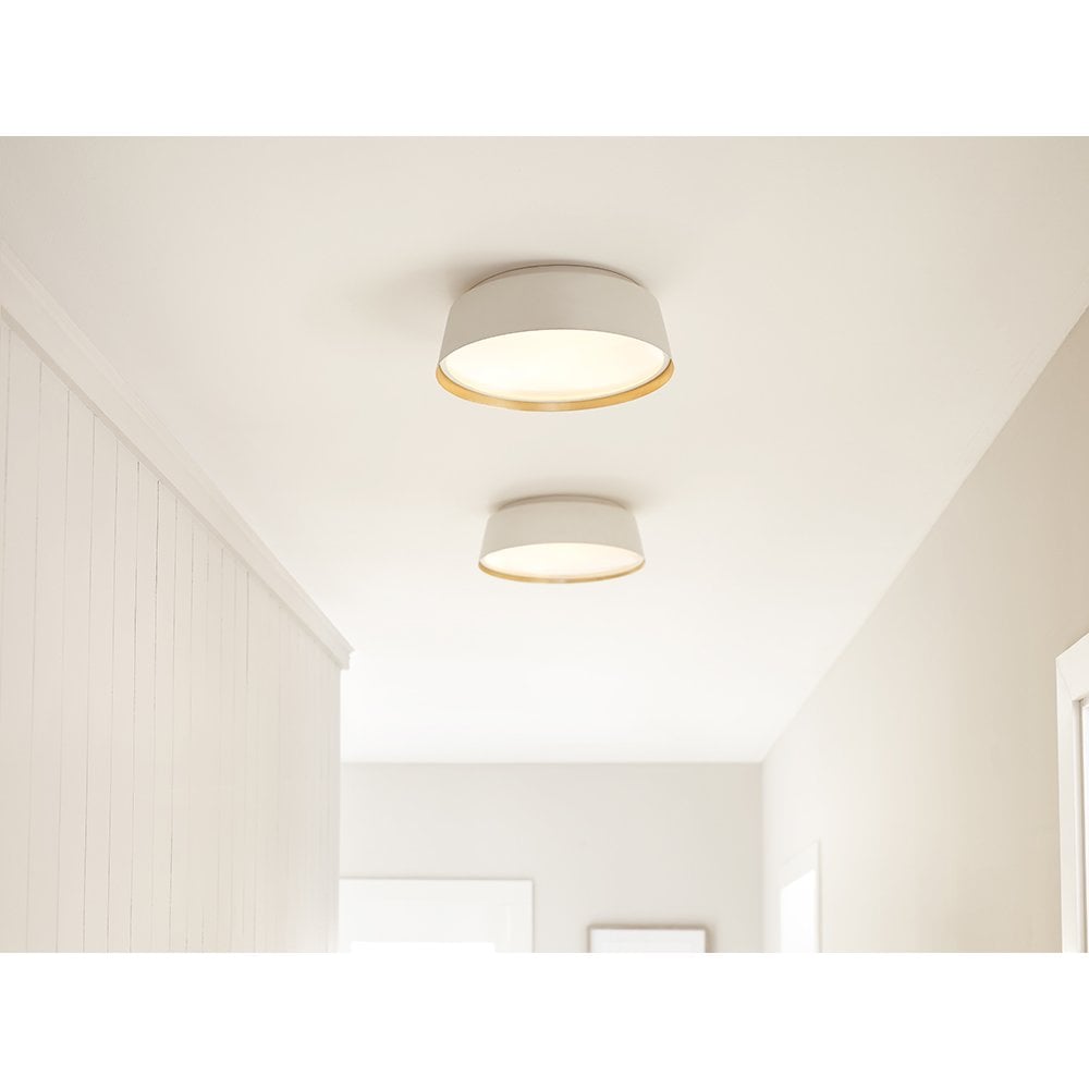 Asher Modern Flush Ceiling Light In Matte White Finish FE-ASHER-3F-WHT
