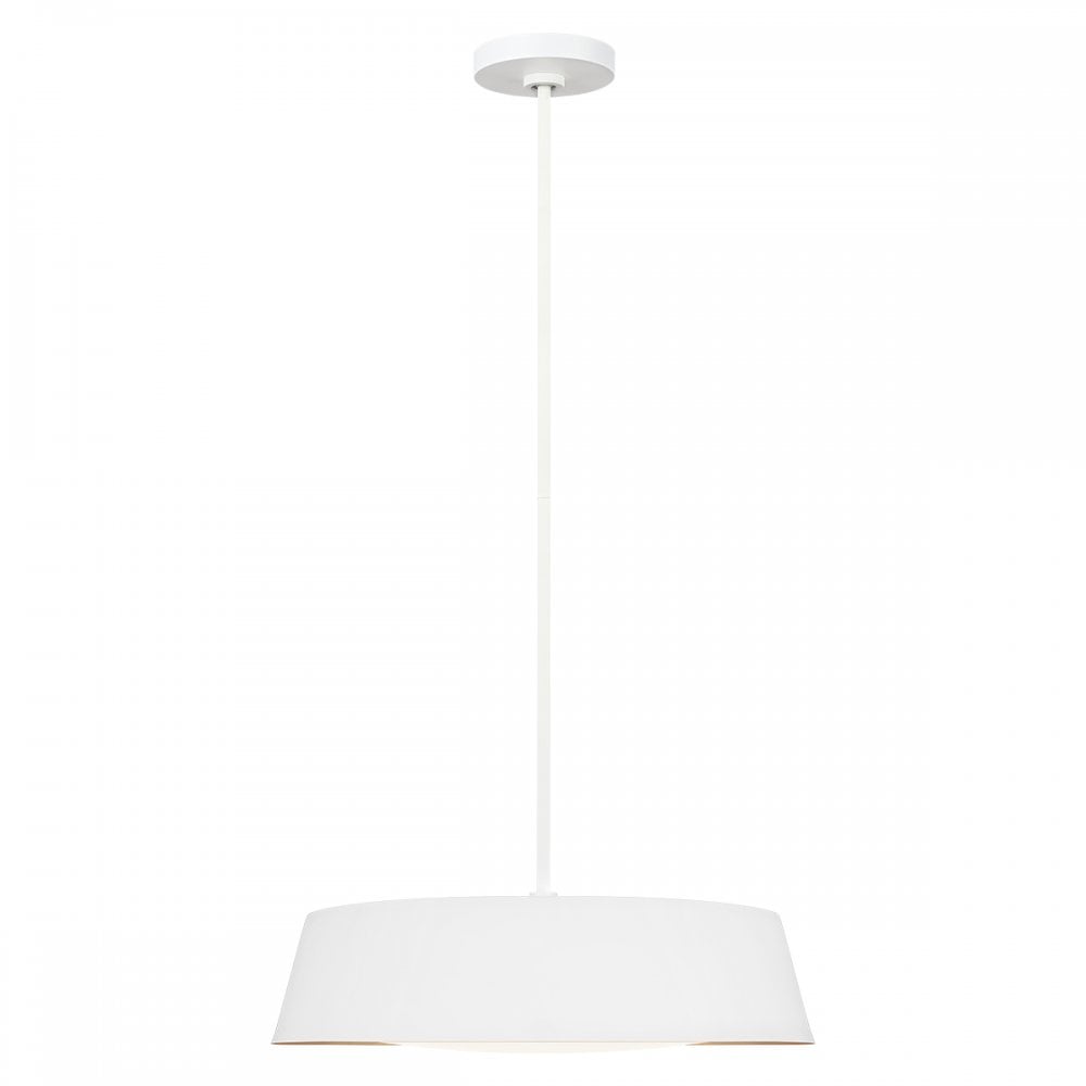 Asher Modern 5 Light Ceiling Pendant Light In Matte White Finish FE-ASHER-5P-WHT