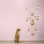 Cosmos 8 Light Ceiling Pendant Light In Butter Brass Finish COS0840