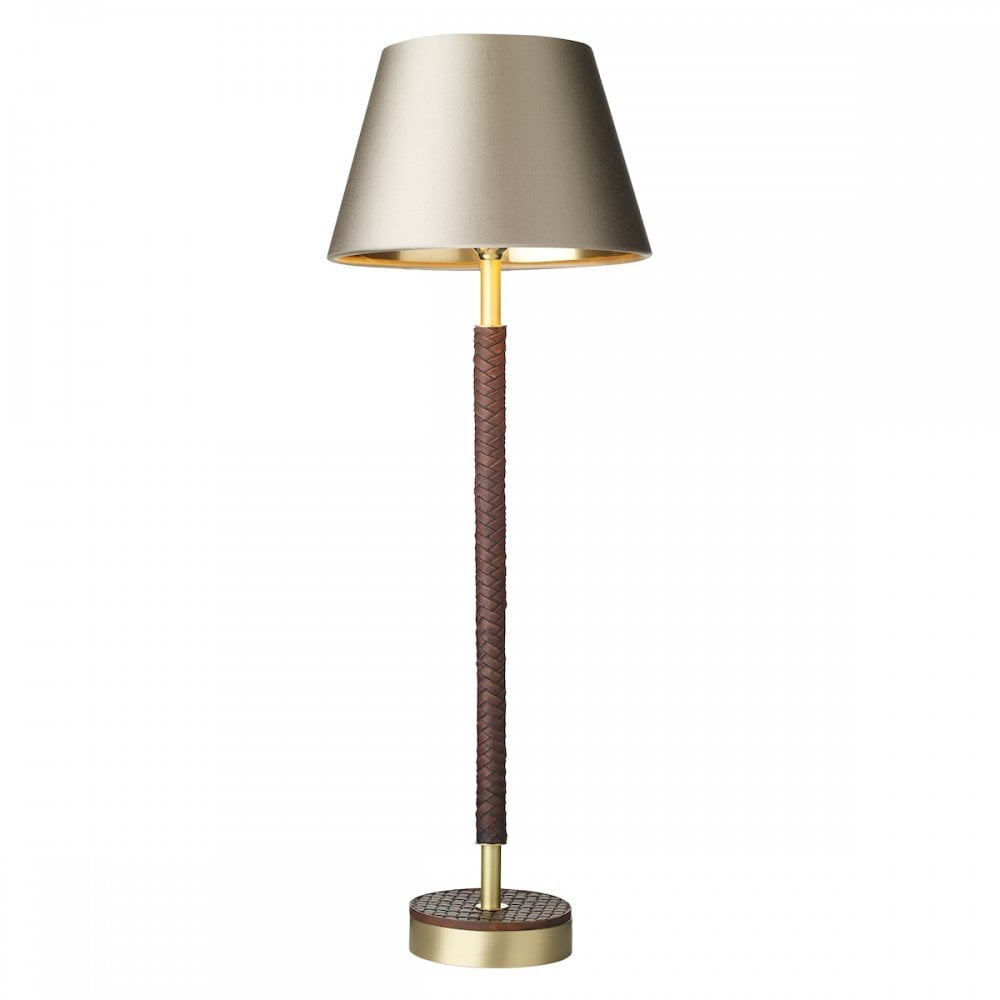 Hunter Table Lamp Finish In Butter Brass Finish HUN4240