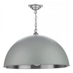 Ealing Large Ceiling Pendant Light In Powder Grey Finish EAL0139